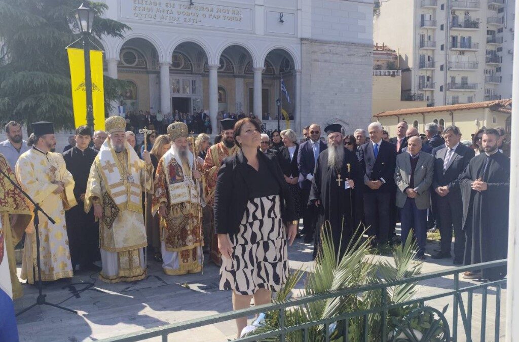 ΕΚΠΡΟΣΩΠΗΣΗ ΒΟΥΛΕΥΤΟΥ “ΝΙΚΗΣ” ΣΠΥΡΙΔΩΝΟΣ ΤΣΙΡΩΝΗ ΣΕ ΕΚΔΗΛΩΣΗ ΕΟΡΤΑΣΜΟΥ ΓΙΑ ΤΟΝ ΑΓΙΟ ΓΡΗΓΟΡΙΟ Ε΄