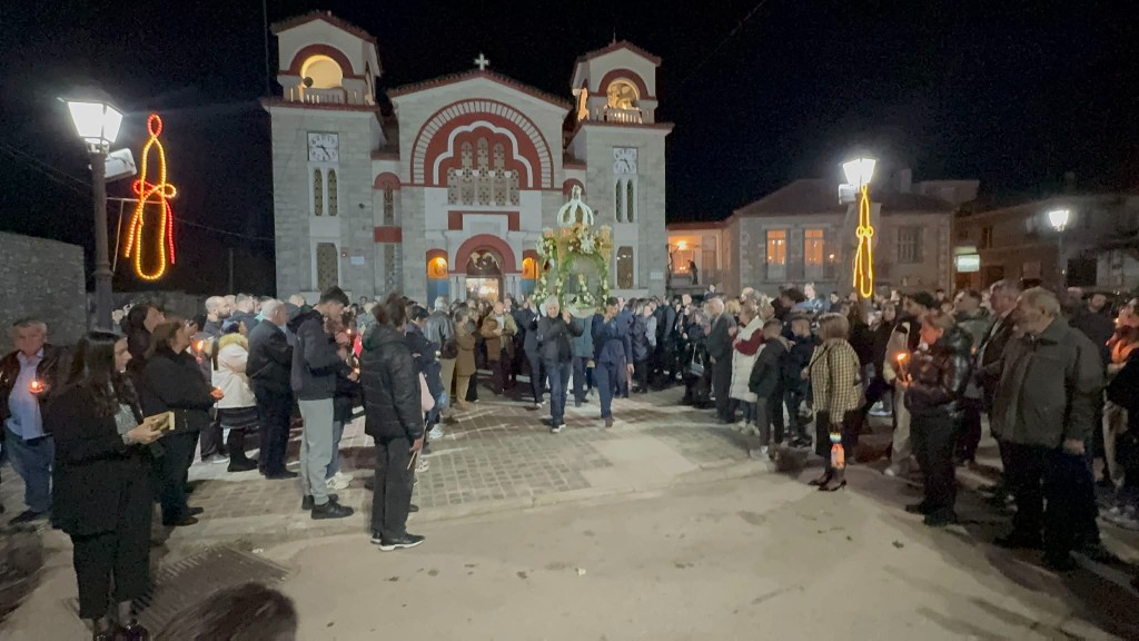 Σε κλίμα κατάνυξης η Ακολουθία και η Περιφορά του Επιταφίου στην Κλειτορία.