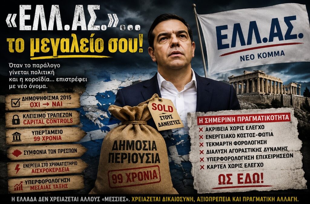 «ΕΛΛ.ΑΣ.»… το μεγαλείο σου!