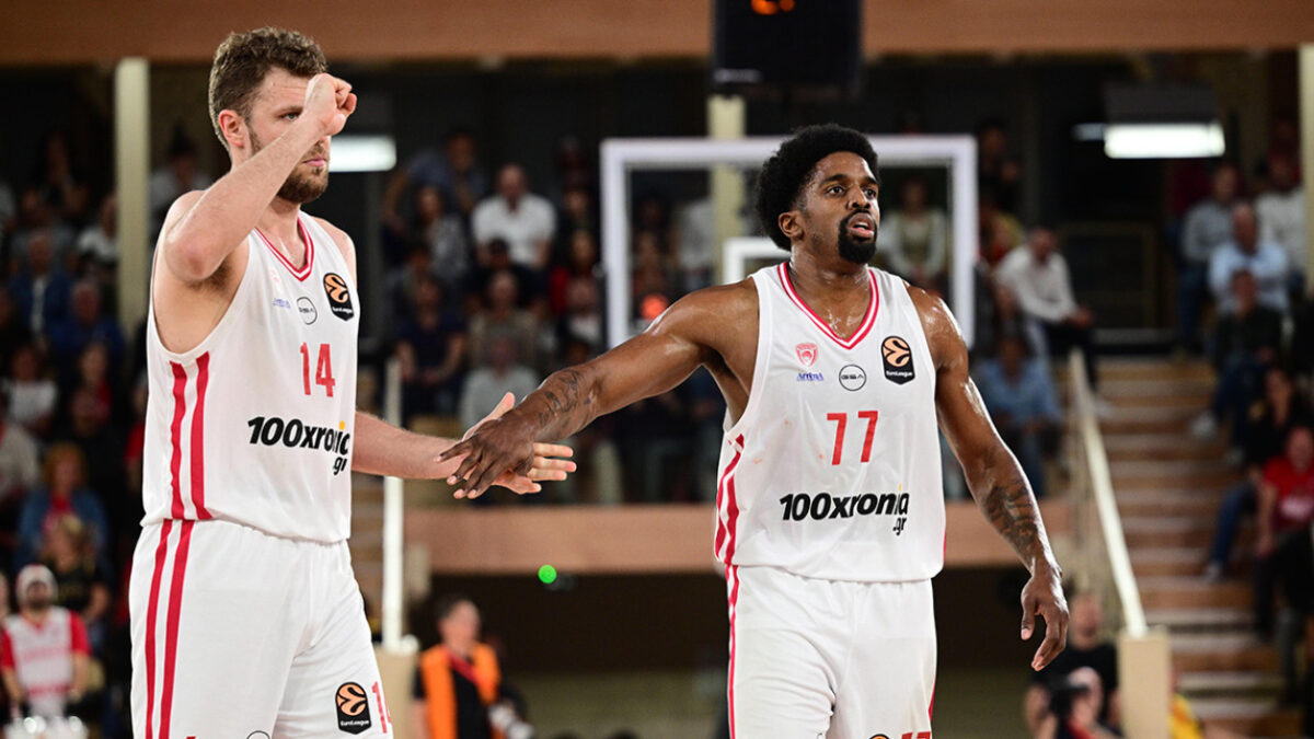Μονακό – Ολυμπιακός 82-105: Με 3-0 νίκες στο Final 4 της Αθήνας οι Πειραιώτες