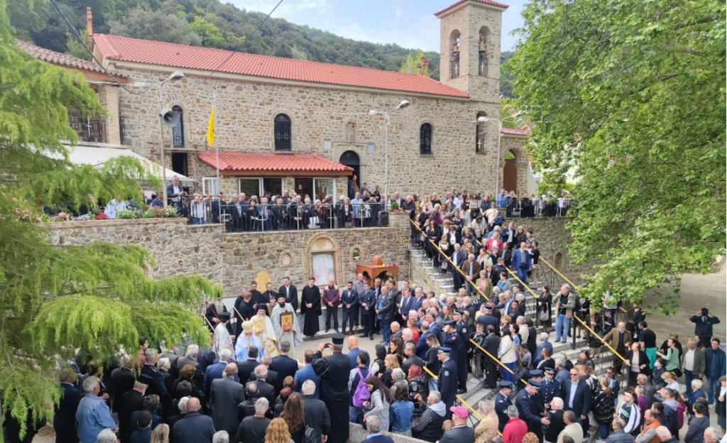 Αχαΐα: Πανηγυρίζει η Ιερά Μονή Αγίου Νικολάου Σπάτων