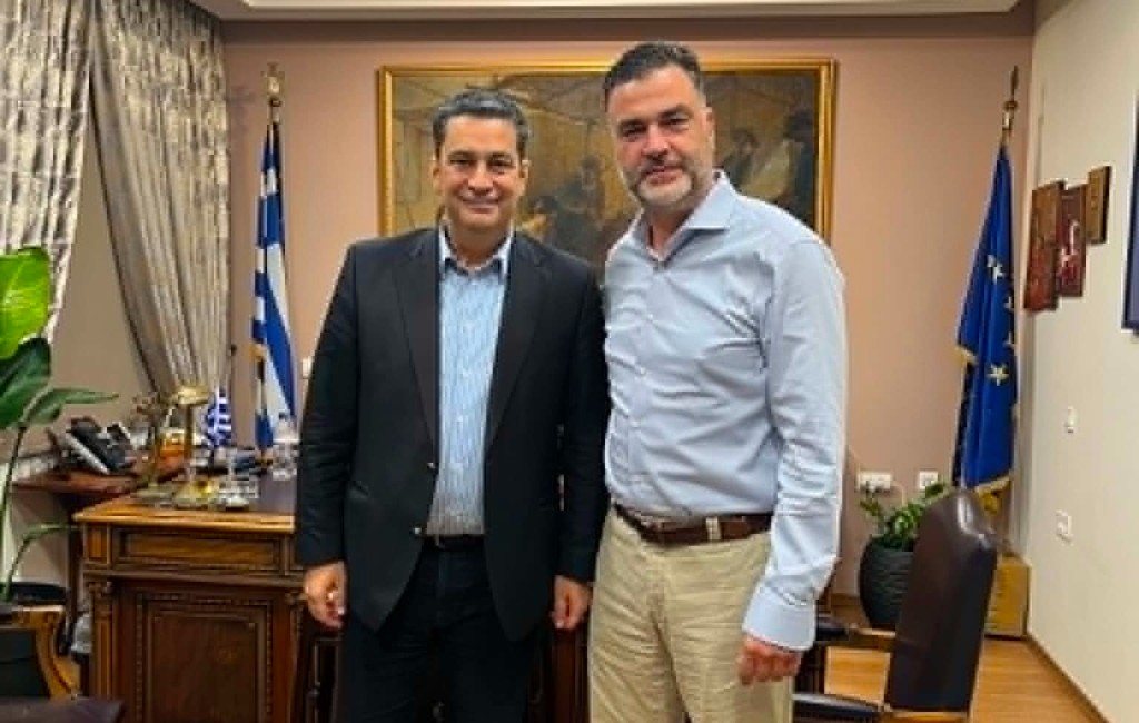 Αγρίνιο: Ο Σπύρος Σκιαδαρέσης συναντήθηκε με τον Δήμαρχο Γιώργο Παπαναστασίου