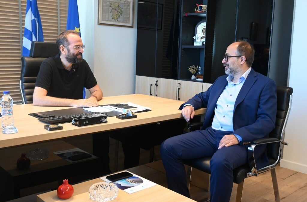 Πάτρα: Με τον πρόεδρο των Αστυνομικών της χώρας ο Ν. Φαρμάκης για την δημόσια ασφάλεια