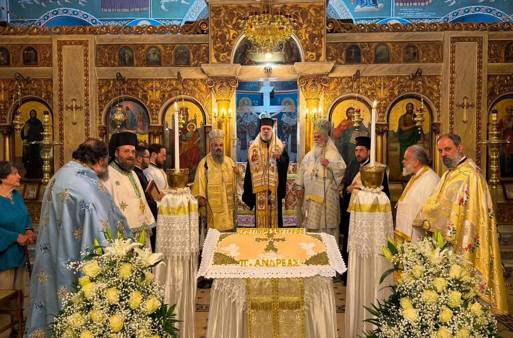 Αρχιερατική Θεία Λειτουργία στον Καθεδρικό Ιερό Ναό Κοιμήσεως της Θεοτόκου Καλαβρύτων.