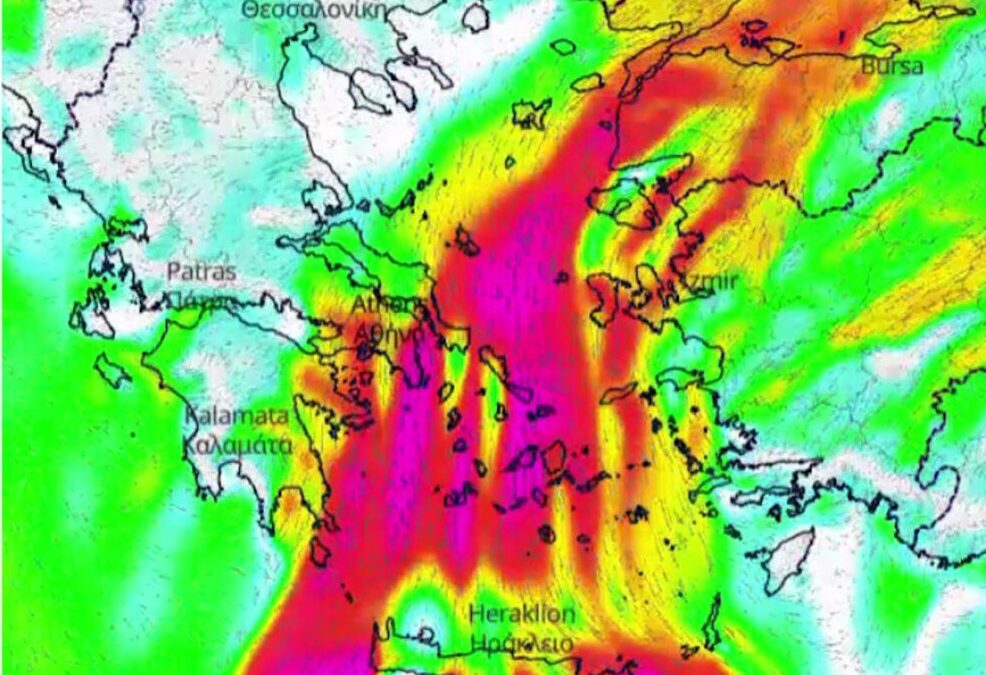 Σκόνη, ζέστη και υγρασία σήμερα, πότε «χτυπούν» 39άρια, η πρόγνωση Τσατραφύλλια