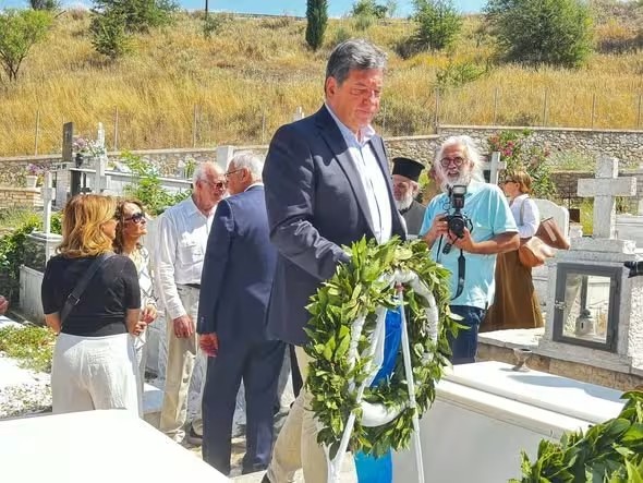 Ο Δημήτρης Παλούμπης στα Καλάβρυτα για τον Ηρακλή Πετιμεζά της Εθνικής Αντίστασης
