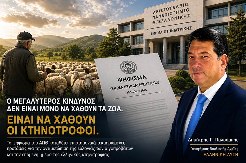 «Ο μεγαλύτερος κίνδυνος δεν είναι μόνο να χαθούν τα ζώα. Είναι να χαθούν οι κτηνοτρόφοι.»
