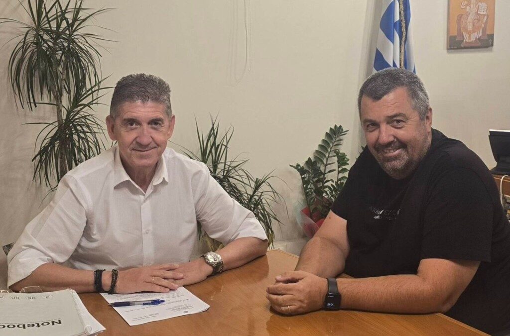 Ο Τάσος Βερρόπουλος άμισθος Ειδικός Συνεργάτης του Δημάρχου Δυτικής Αχαΐας, Γρ. Αλεξόπουλου