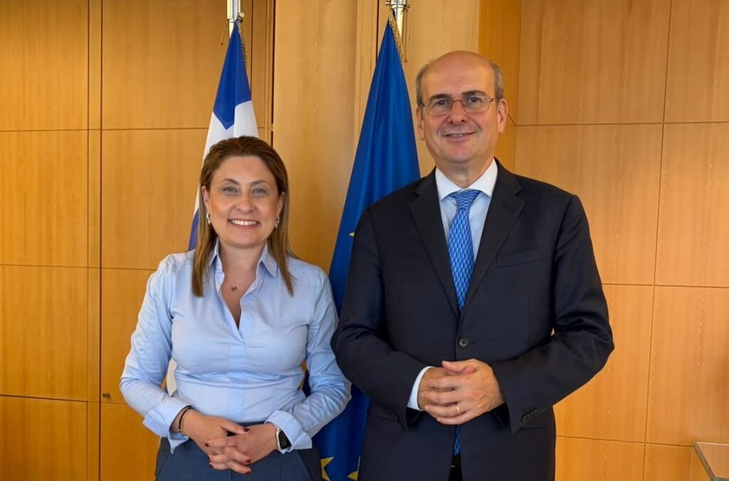 Χριστίνα Αλεξοπούλου: Συνάντηση με τον Κωστή Χατζηδάκη